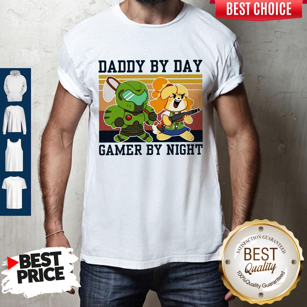 Doomguy And Isabelle Daddy By Day Gamer By Night Vintage Shirt Doomguy And Isabelle Daddy By Day Gamer By Night Vintage Shirt