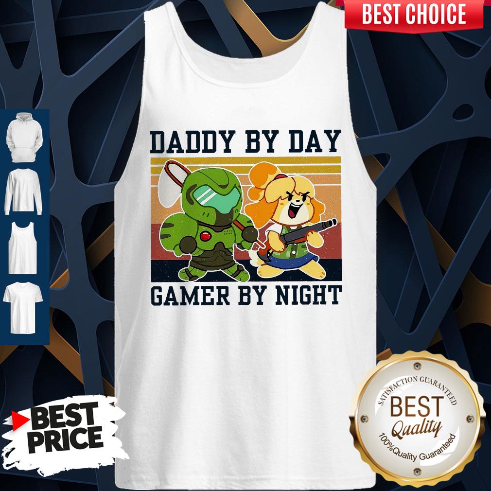 Doomguy And Isabelle Daddy By Day Gamer By Night Vintage Tank Top Doomguy And Isabelle Daddy By Day Gamer By Night Vintage Tank Top