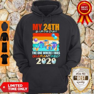 Nice My 40th Birthday The One Where I Was Quarantined 2020 Face Mask Hoodie
