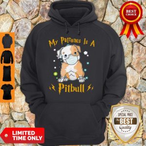Cute My Patronus Is A Pitbull Mask Coronavirus Hoodie