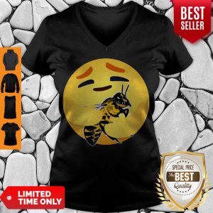 Hot Emoticon Care Bees Gifts Bee Hug Bee Love V-neck