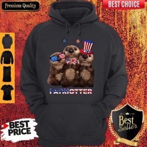 Independence Day Otter Patriotter Hoodie