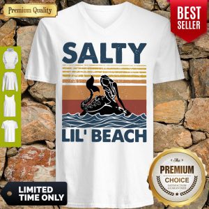 Mermaid Salty Lil’ Beach Vintage V-neck