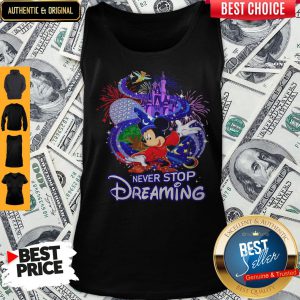 Mickey Mouse Disney Never Stop Dreaming Tank Top