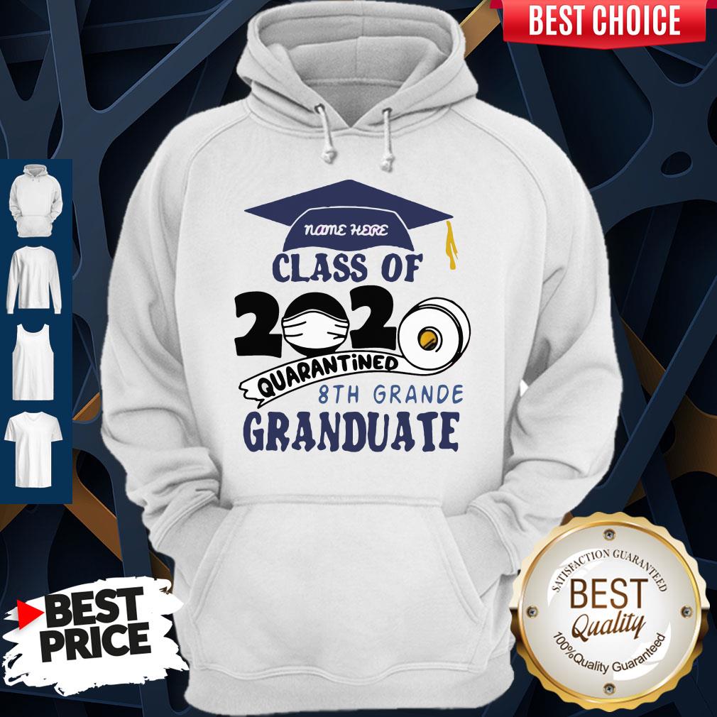 Name Here Class Of 2020 Quarantined 8th Grande Granduate Navy Blue Hoodie Name Here Class Of 2020 Quarantined 8th Grande Granduate Navy Blue Hoodie