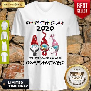 Nice Birthday 2020 Gromes Mask Toilet Paper The One Where They Were Quarantined V-neck