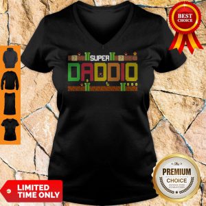 Nice Super Daddio Mario V-neck