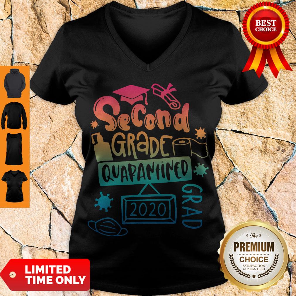 Perfect Second Grade Grad Quarantined 2020 V-neck Perfect Second Grade Grad Quarantined 2020 V-neck