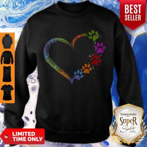 Pisces Dog Paw Color Sweatshirt