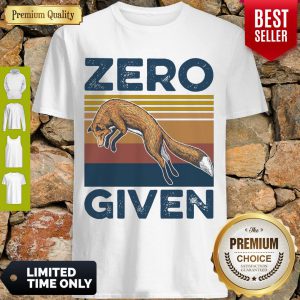 Premium Fox Zero Given Retro ShirtPremium Fox Zero Given Retro Shirt