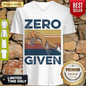 Premium Fox Zero Given Retro ShirtPremium Fox Zero Given Retro V-neck