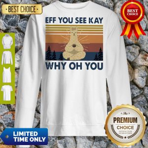 Top Sheep Yoga Eff You See Why Oh You Vintage Sweatshirt