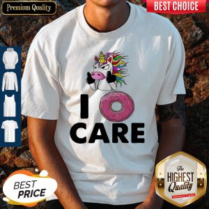 Unicorn Donut I Don’t Care Shirt