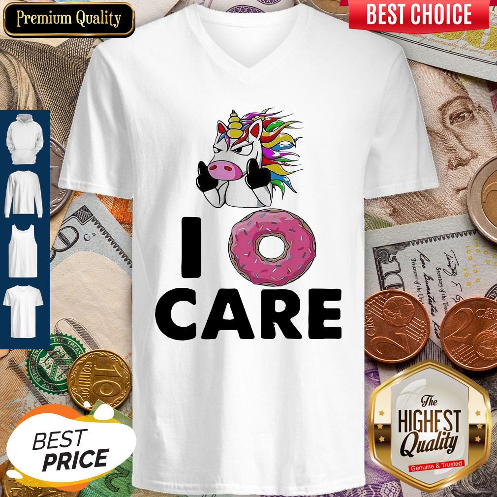 Unicorn Donut I Don’t Care V-neck Unicorn Donut I Don’t Care V-neck