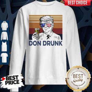 US Drink Don Drunk Donald Trump Independence Day Vintage Sweatshirt