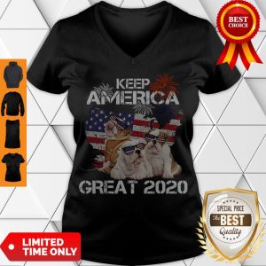 Premium Pitbulls Keep America Great 2020 V-neck
