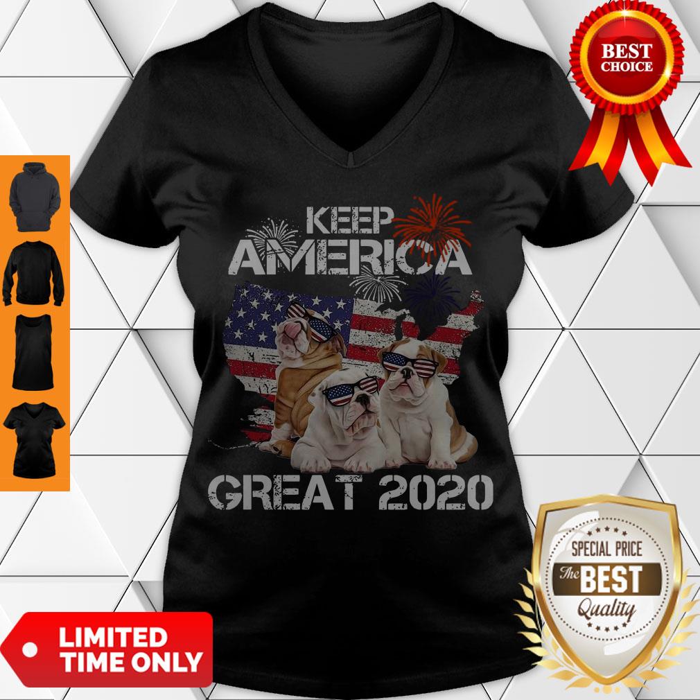 Premium Pitbulls Keep America Great 2020 V-neck Premium Pitbulls Keep America Great 2020 V-neck