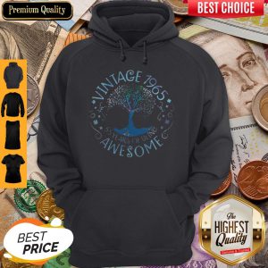 Vintage 1965 55 Years Of Being Awesome Hoodie