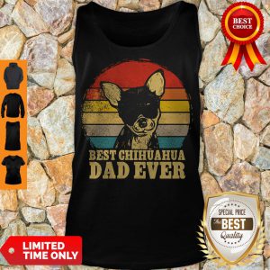 Vintage Best Chihuahua Dad Ever Tank Top