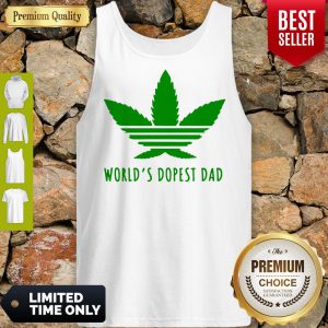 Weed Worlds Dopest Dad Tank Top