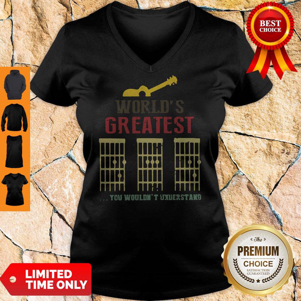 World’s Greatest Guitar Dad You Wouldn’t Understand V-neck World’s Greatest Guitar Dad You Wouldn’t Understand V-neck