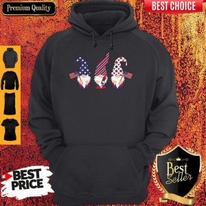 4th Of July Gnome American Flag Hoodie