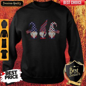 4th Of July Gnome American Flag Sweatshirt