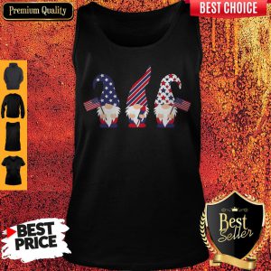 4th Of July Gnome American Flag Tank Top