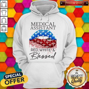 Each Medical Assistant Red White And Blessed Vintage Hoodie