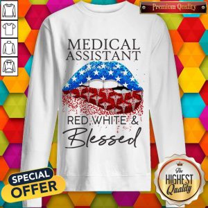 Each Medical Assistant Red White And Blessed Vintage Sweatshirt