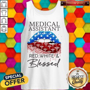 Each Medical Assistant Red White And Blessed Vintage Tank Top