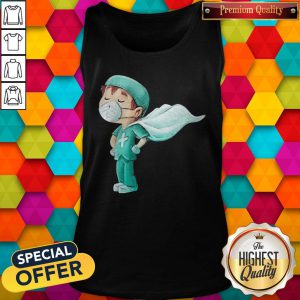Doctor Hero Cape Mask Coronavirus Tank Top