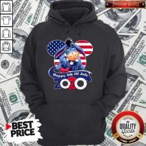 Eeyore Happy 4th Of July 2020 American Flag Hoodie