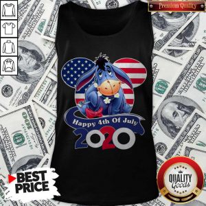 Eeyore Happy 4th Of July 2020 American Flag Tank Top