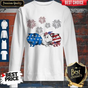 Independence Day Mouses Wear Bow Tie Firework Sweatshirt