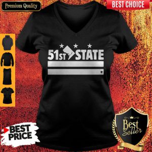 Official 51st State Washington D.C V-neck