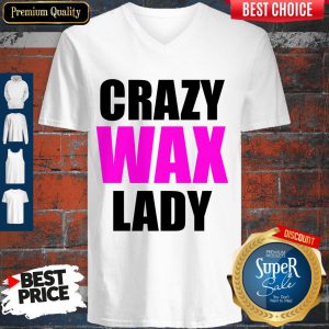 Official Crazy Wax Lady V-neck