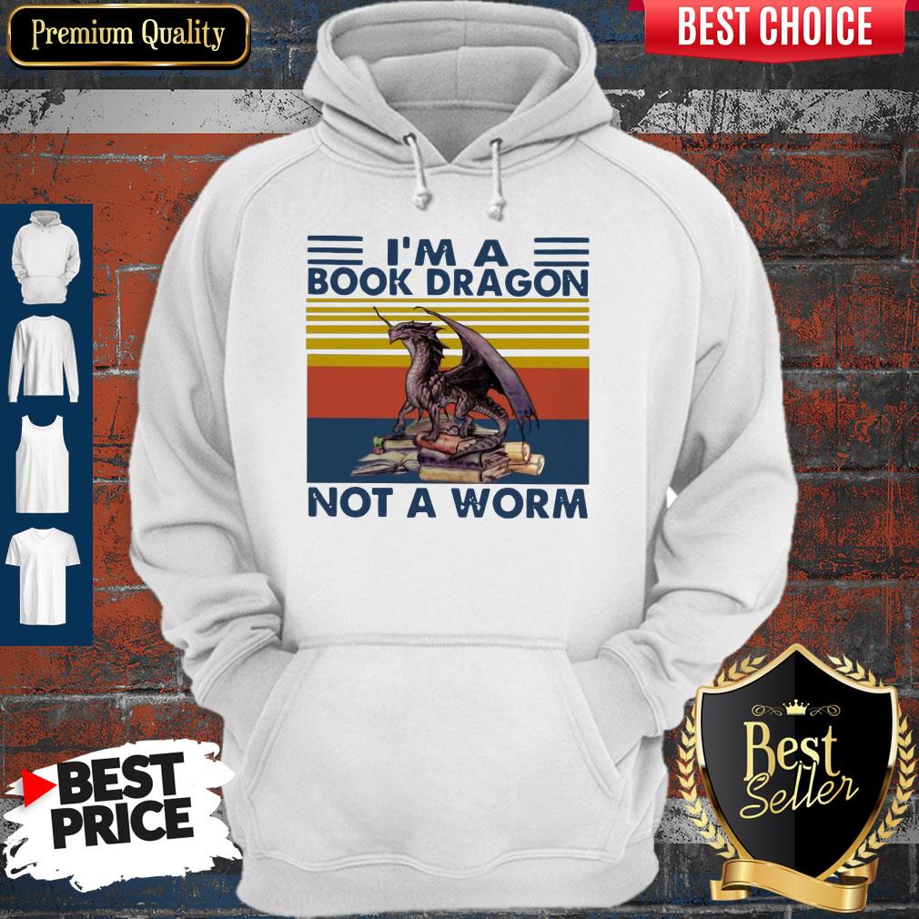 Official I’m A Book Dragon Not A Worm Vintage Hoodie Official I’m A Book Dragon Not A Worm Vintage Hoodie