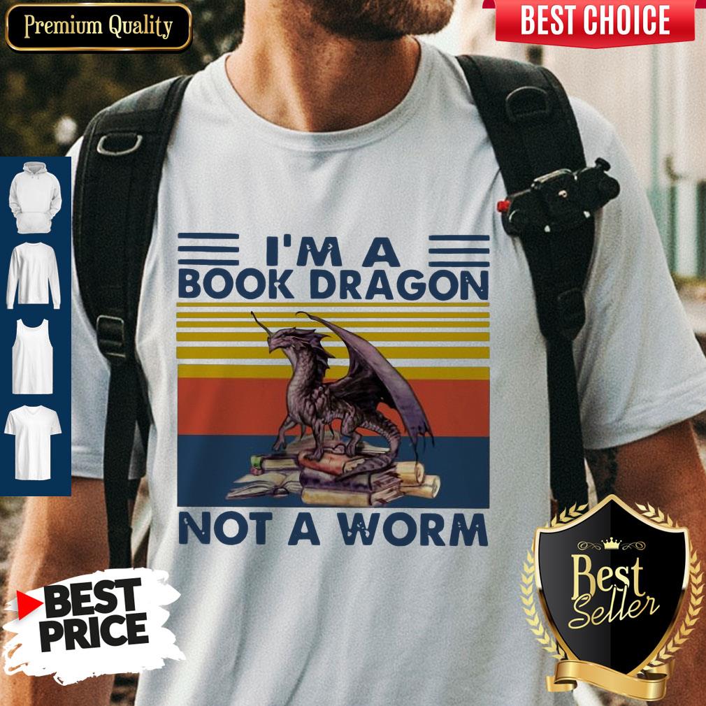Official I’m A Book Dragon Not A Worm Vintage Shirt Official I’m A Book Dragon Not A Worm Vintage Shirt