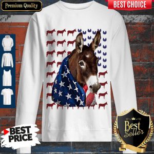 Official Independence Day Donkey Flag Sweatshirt