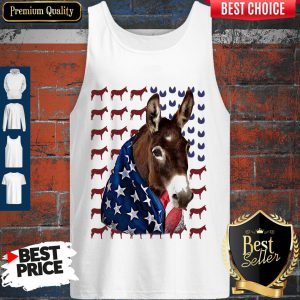 Official Independence Day Donkey Flag Tank Top