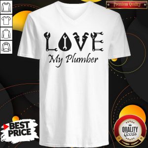 Official Love My Plumber V-neck