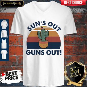 Official Sun’s Out Guns Out Vintage V-neck