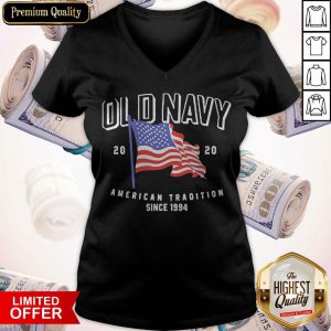 Old Navy American Tradition Since 1994 Flag V-neck