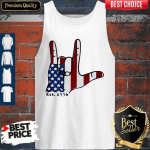 Signature Langue Est 1776 American Tank Top