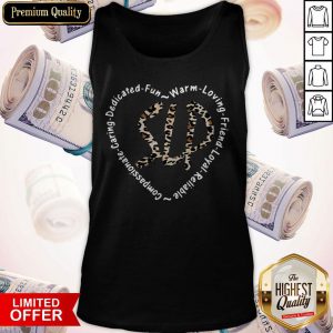 SLP Compassionate Caring Dedicated Fun Warm Loving Friend Loyal Reliable Tank Top