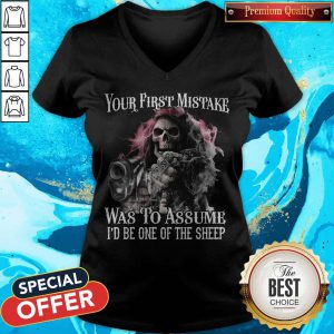 Your First Mistake Was To Assume I’d Be One Of The Sheep Skull V-neck