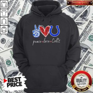 Awesome Peace Love Colts Hoodie