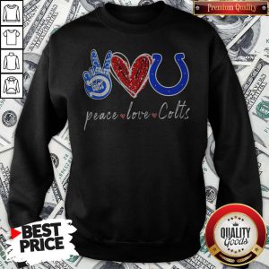 Awesome Peace Love Colts Sweatshirt