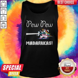 Baby Unicorn Pew Pew Madafakas Tank Top